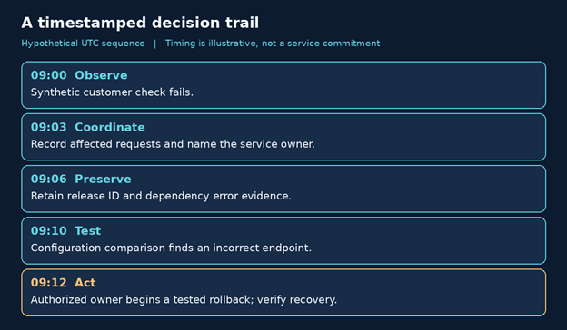 Hypothetical Incident Investigation Decision Trail